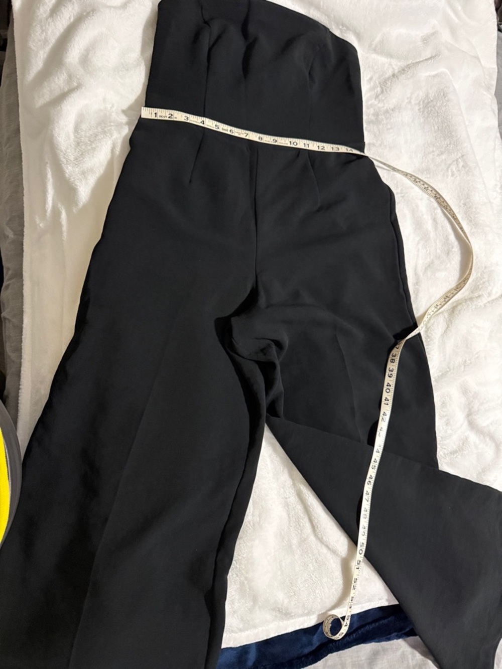 Abercrombie & Fitch Strapless Black Jumpsuit